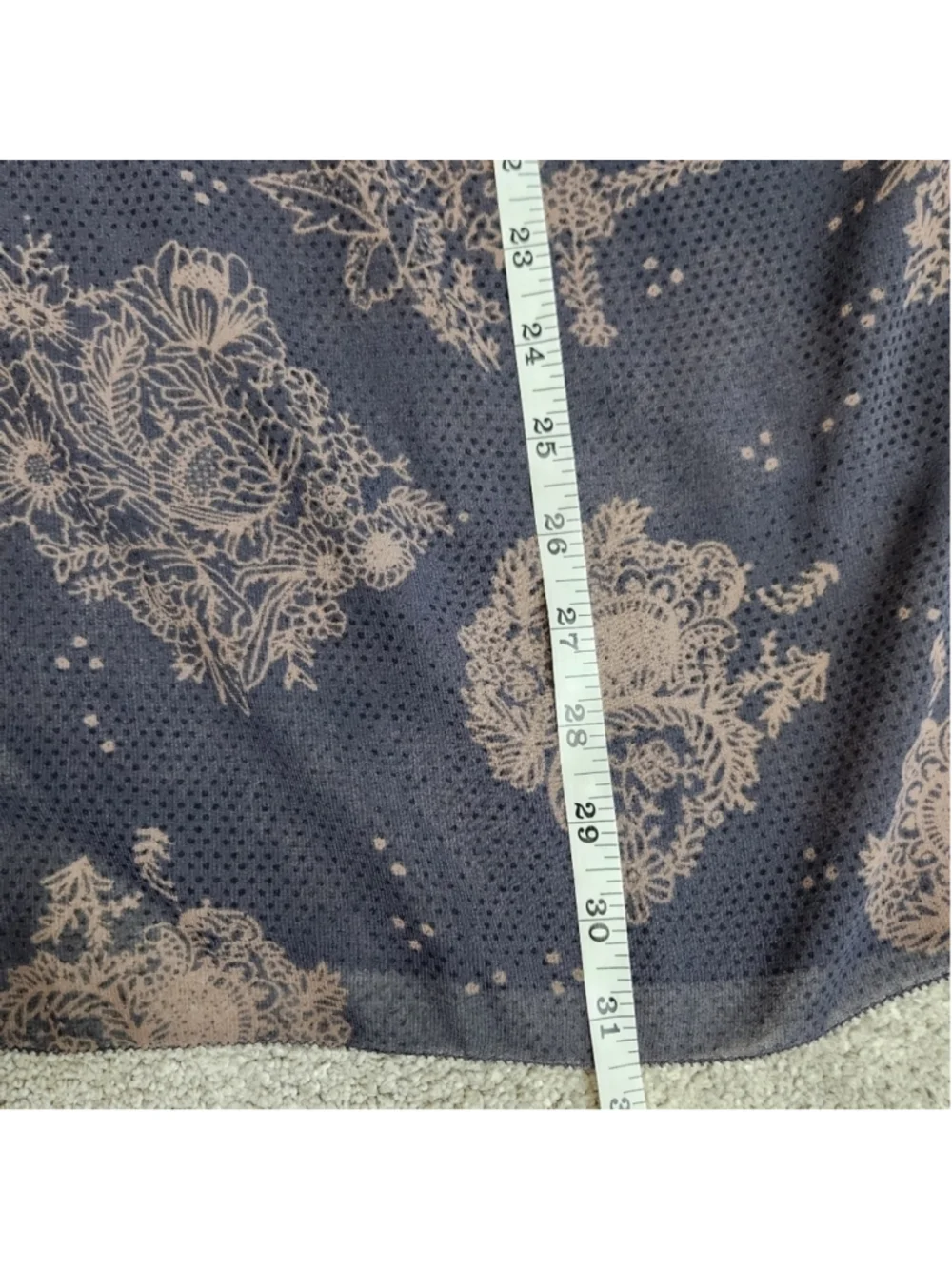 Gentle Fawn Sheer Long Sleeve Dress Size S Baggy Oversized Whimsigoth Dark Fairy - Picture 12 of 15